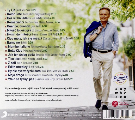 Michał Bajor: Kolor Cafe. Przeboje Włoskie i Francuskie [CD]