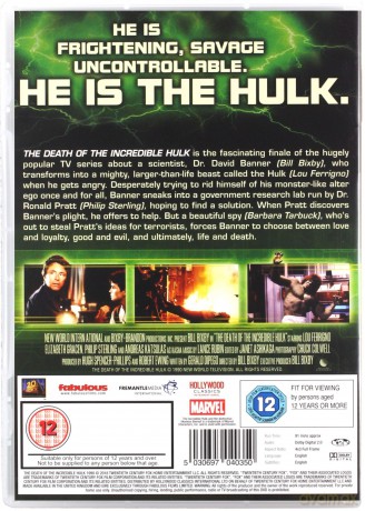 Death of the Incredible Hulk (Śmierć niesamowitego Hulka) [DVD]