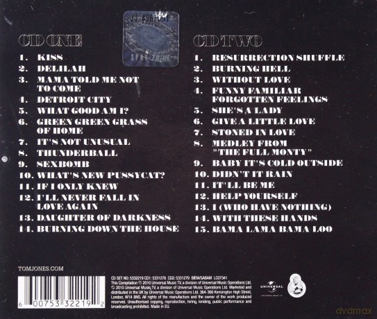Tom Jones: Greatest Hits (Polska Cena!!) [2CD]