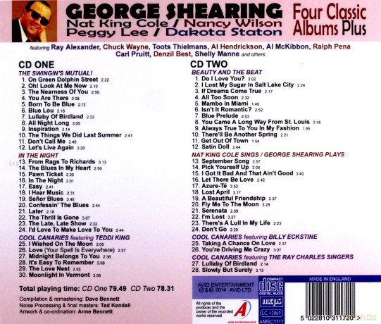 George Shearing: Four Classic Albums Plus [2CD]