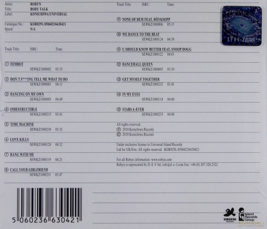 Robyn: Body Talk (Complete-Polska Cena!!) [CD]