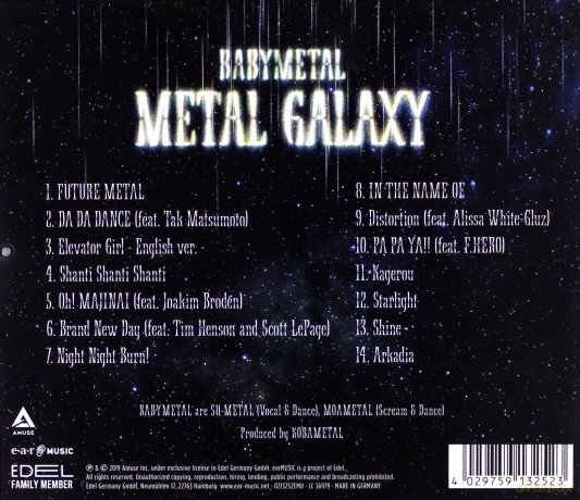 Babymetal: Metal Galaxy [CD]