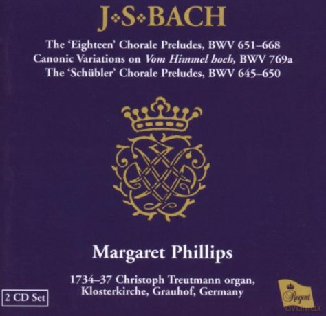 Margaret Phillips: J.S. Bach 18 Chorale Preludes [2CD]
