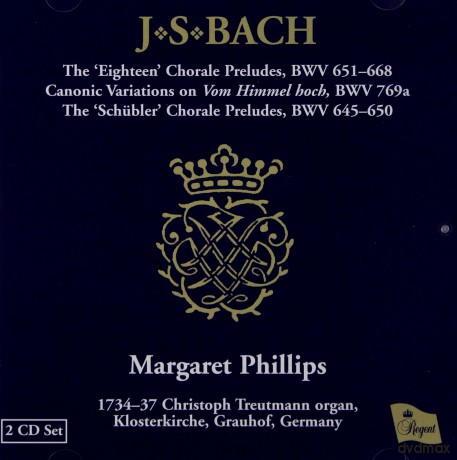 Margaret Phillips: J.S. Bach 18 Chorale Preludes [2CD]