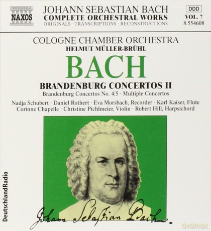 Cologne Ch Ormullerbruhl: J.S. Bachbrandenburg Concertos II [CD]