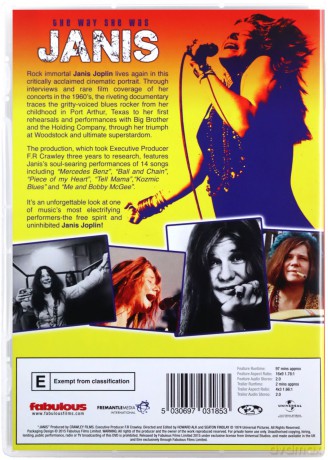 Janis The Way She Was [DVD]