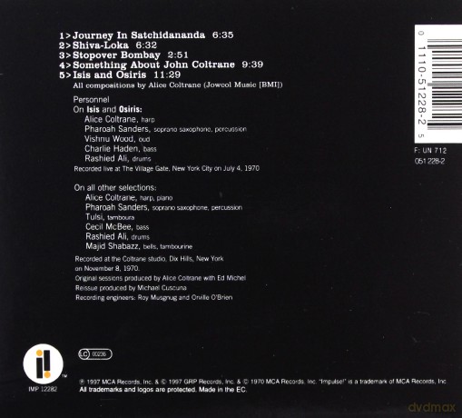 Alice Coltrane: Journey In Satchidananda [CD]