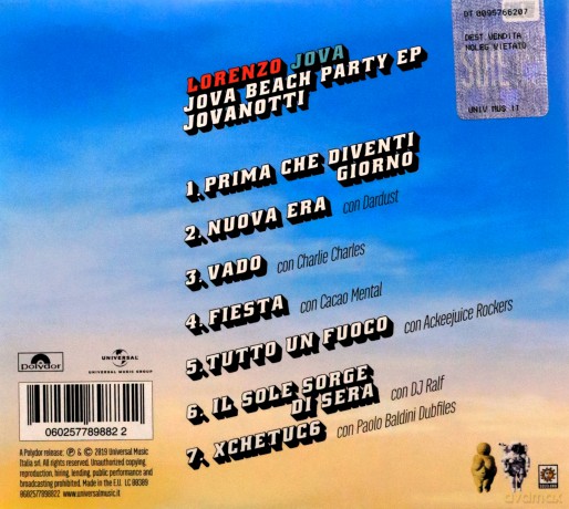 Jovanotti: Jova Beach Party [CD]