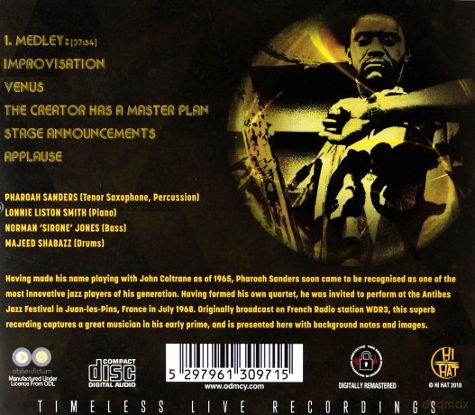 Pharoah Sanders: Juan Les Pin Jazz Festival 68 [CD]