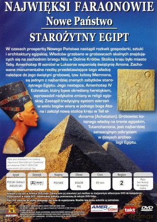 Starożytny Egipt: Najwięksi Faraonowie - Nowe Państwo [DVD]