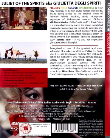Juliet Of The Spirits (Limited) (Giulietta i duchy) [Blu-Ray]+[DVD]