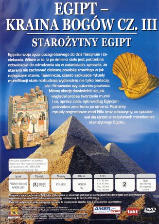 Starożytny Egipt: Kraina Bogów cz. 3 [DVD]