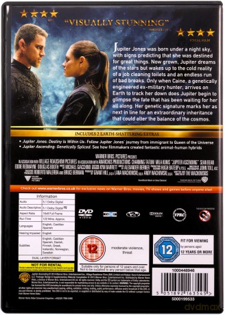 Jupiter Ascending (Jupiter: Intronizacja) [DVD]