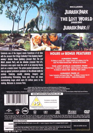 Jurassic Park Trilogy (2018 Resleeve) [DVD]