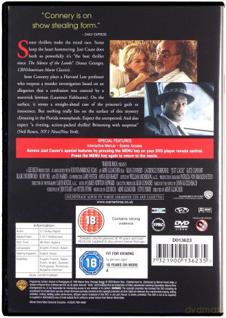 Just Cause (W słusznej sprawie) [DVD]