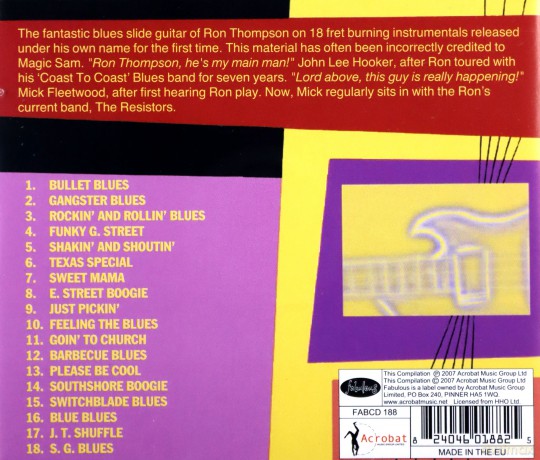 Ron Thompson: Just Pickin [CD]