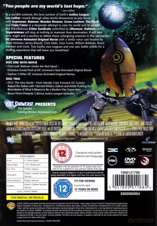 Justice League Crisis On Two Earths (Liga Sprawiedliwych: Kryzys na dwóch Ziemiach) [2DVD]