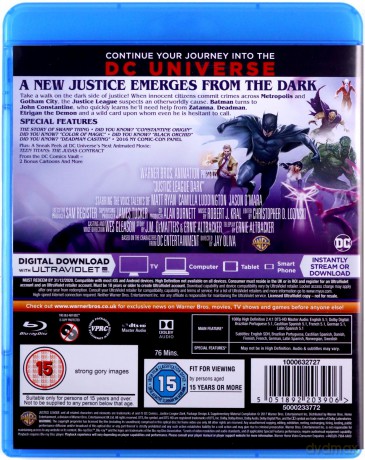 Justice League Dark (Liga Sprawiedliwości: Mrok) [Blu-Ray]
