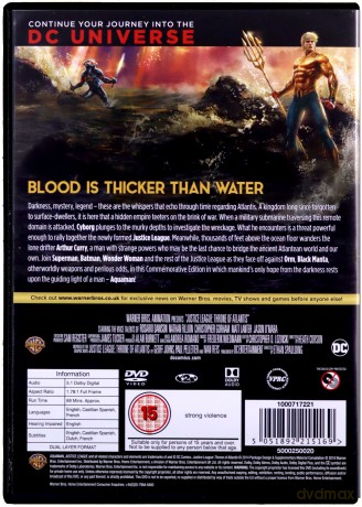 Justice League: Throne Of Atlantis (Liga Sprawiedliwości: Tron Atlantydy) [DVD]