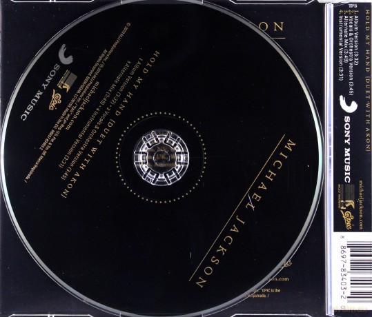Michael Jackson and Akon: Hold My Hand (maxisingle) [CD]