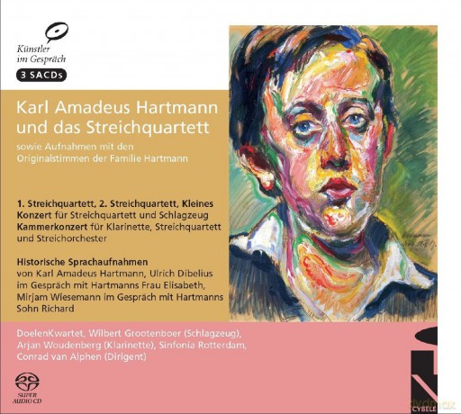 Doelenkwartet Elisabeth Hartmann Ulrich Dibelius: Karl Amadeus Hartmann And The String Quartet [3CD]