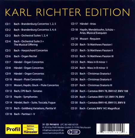 Karl Richter Edition [CD]