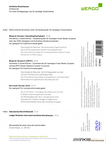 Laszlo Hudacsek: Karlheinz Stockhausen: Strahlen [DVD]