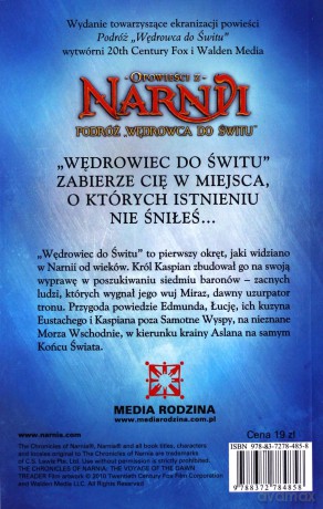Opowieści z Narnii: Podróż Wędrowca Do Świtu  - C.S. Lewis (zdjęcia z filmu) [książka]