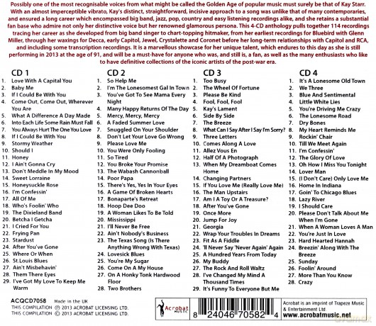Kay Starr: Kay Starr Collection 1939-1962 [4CD]