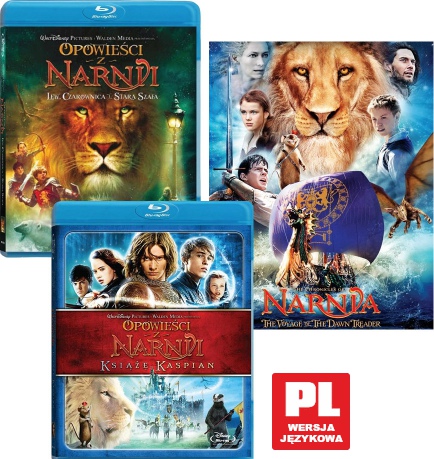 Opowieści z Narnii Trylogia Pakiet [3Blu-Ray]