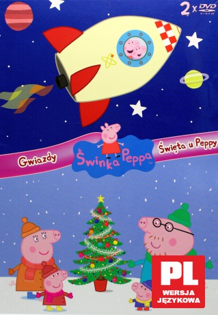 Świnka Peppa: Gwiazdy / Święta u Peppy Box [2DVD]