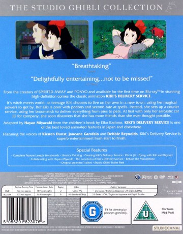 Kikis Delivery Service (Podniebna poczta Kiki) [Blu-Ray]
