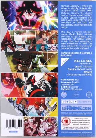 Kill La Kill Part 1 Standard Edition [2DVD]