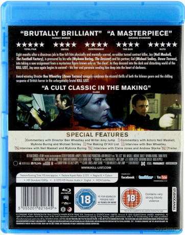Kill List (Lista płatnych zleceń) [Blu-Ray]