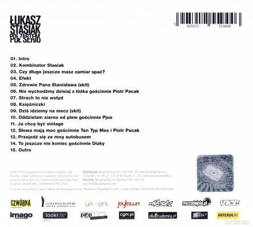 Stasiak: Pół Żartem, Pół Serio (digipack) [CD]