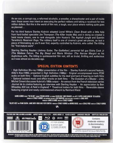 The Killing / Killer Kiss [Blu-Ray]