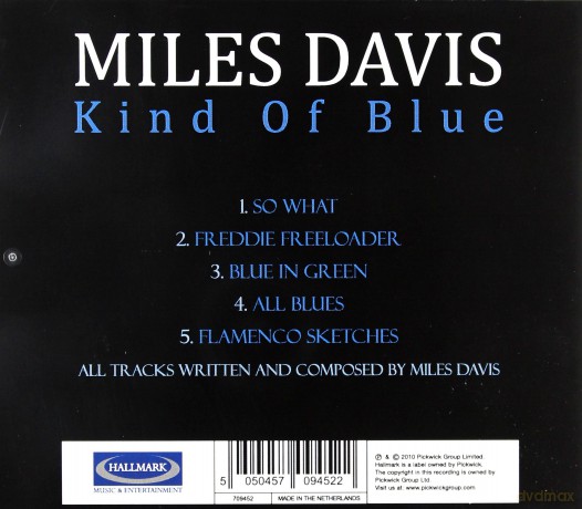 Miles Davis: Kind Of Blue [CD]