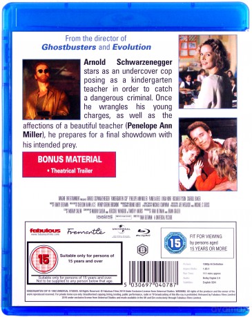 Kindergarten Cop (Gliniarz w przedszkolu) [Blu-Ray]