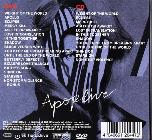 Apoptygma Berzerk: Imagine There's No Lennon [CD]+[DVD]