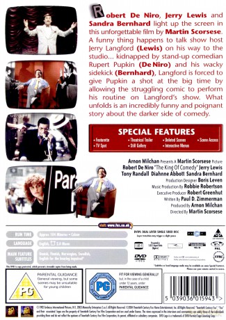 King Of Comedy (Król komedii) [DVD]