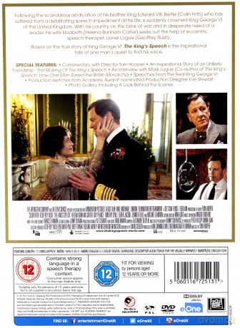 Kings Speech (Jak zostać królem) [DVD]