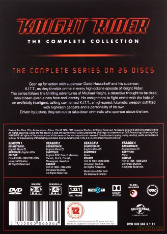 Knightrider Seasons 1-4 (Nieustraszony) [26DVD]