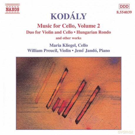 Kliegel Jando: Kodaly Music For Cello Vol 2 [CD]