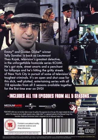 Kojak The Complete Series [30DVD]