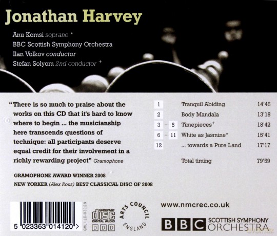 BBC Scottish So: Jonathan Harvey - Body Mandala [CD]
