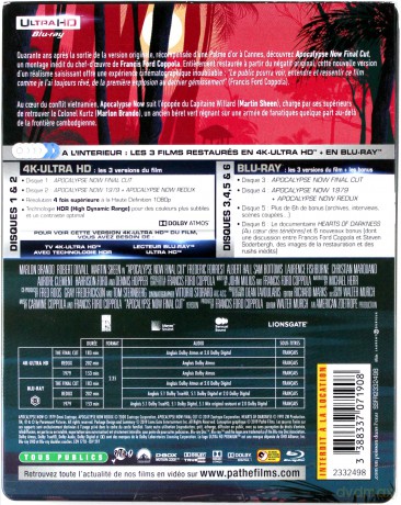 Apocalypse Now (Czas Apokalipsy) (steelbook) [Blu-Ray 4K]+[Blu-Ray]