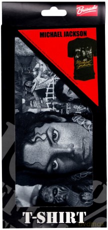 Michael Jackson: Cover Gold Signature Black (M) [T-Shirt]