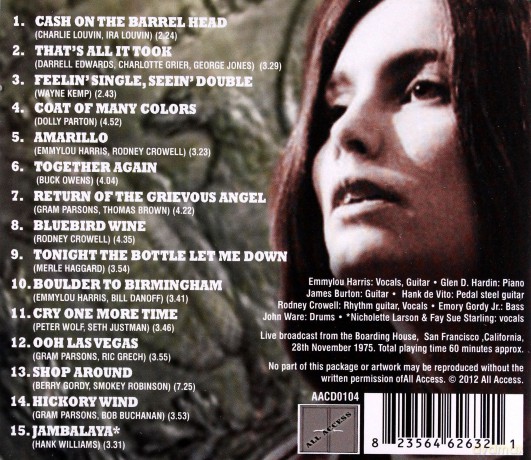Emmylou Harris: Cowboy Angels [CD]