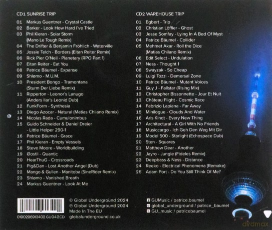 Patrice Baumel: Global Underground #42: Patrice Baumel - Berlin [2CD]