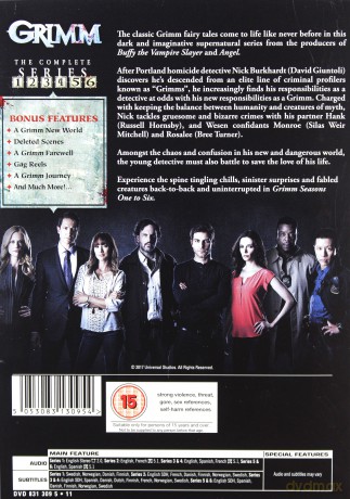 Grimm: Season 1-6 [33DVD]